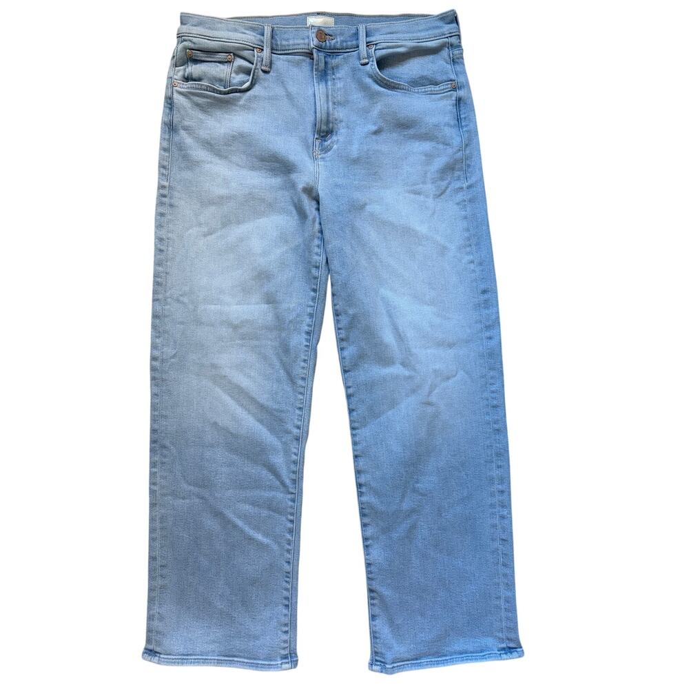 Mother Denim The Mid Rise Rmbler Zip Ankle Jeans Size 31 Ball's In Your Court - Picture 2 of 11